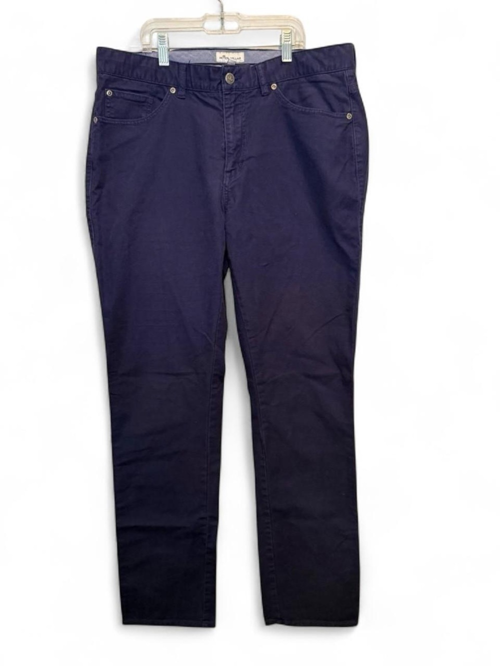 Peter Millar Men’s Crown Vintage Canvas Blue Pants 35x33 Preppy Business Casual